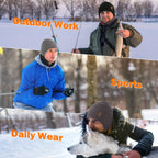WMCAPS fleece-lined beanie with ear flaps, view 4