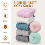 Loritta fleece fuzzy socks 7 pairs, view 3