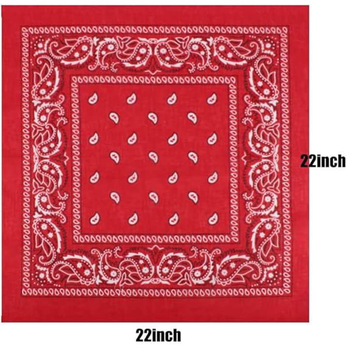 ZHUYING paisley bandanas 16 pack, view 2