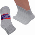 Diamond Star gray non-binding diabetic ankle socks, 3 pairs