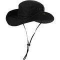 TOP-EX black UPF 50+ wide brim boonie sun hat