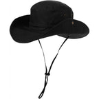 TOP-EX black UPF 50+ wide brim boonie sun hat