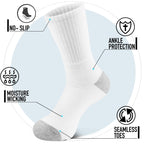 NevEND cotton crew socks 6 pairs, view 2